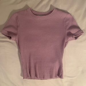 UO Perfect Ribbed Baby Tee